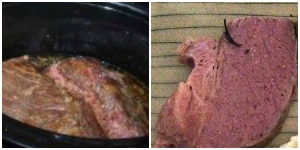 corned beef collage